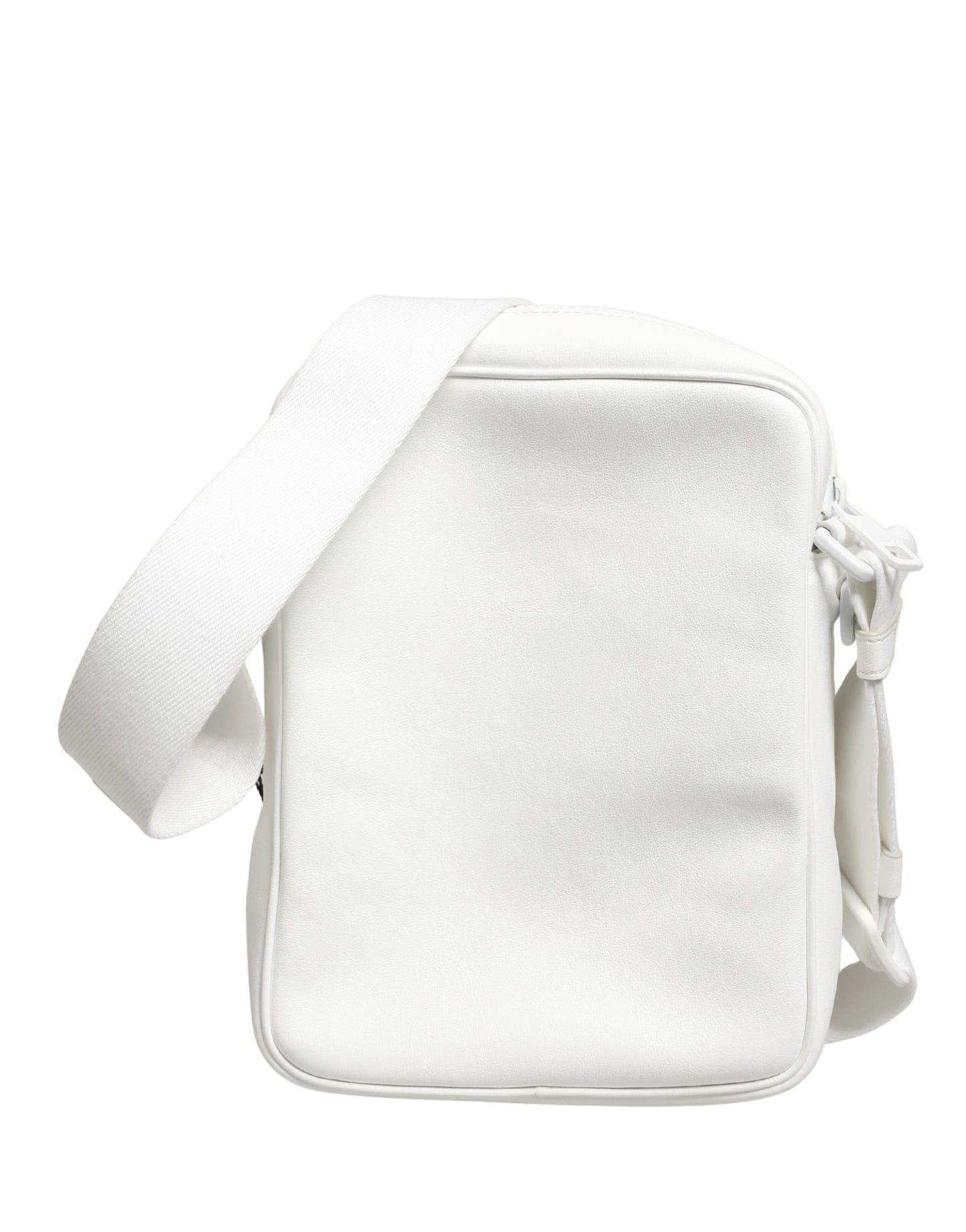 Dolce & Gabbana White Logo Plaque Crossbody Shoulder Bag for Men
