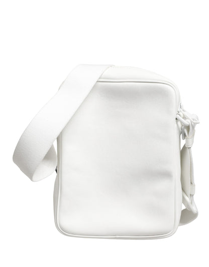 Dolce & Gabbana White Logo Plaque Crossbody Shoulder Bag for Men