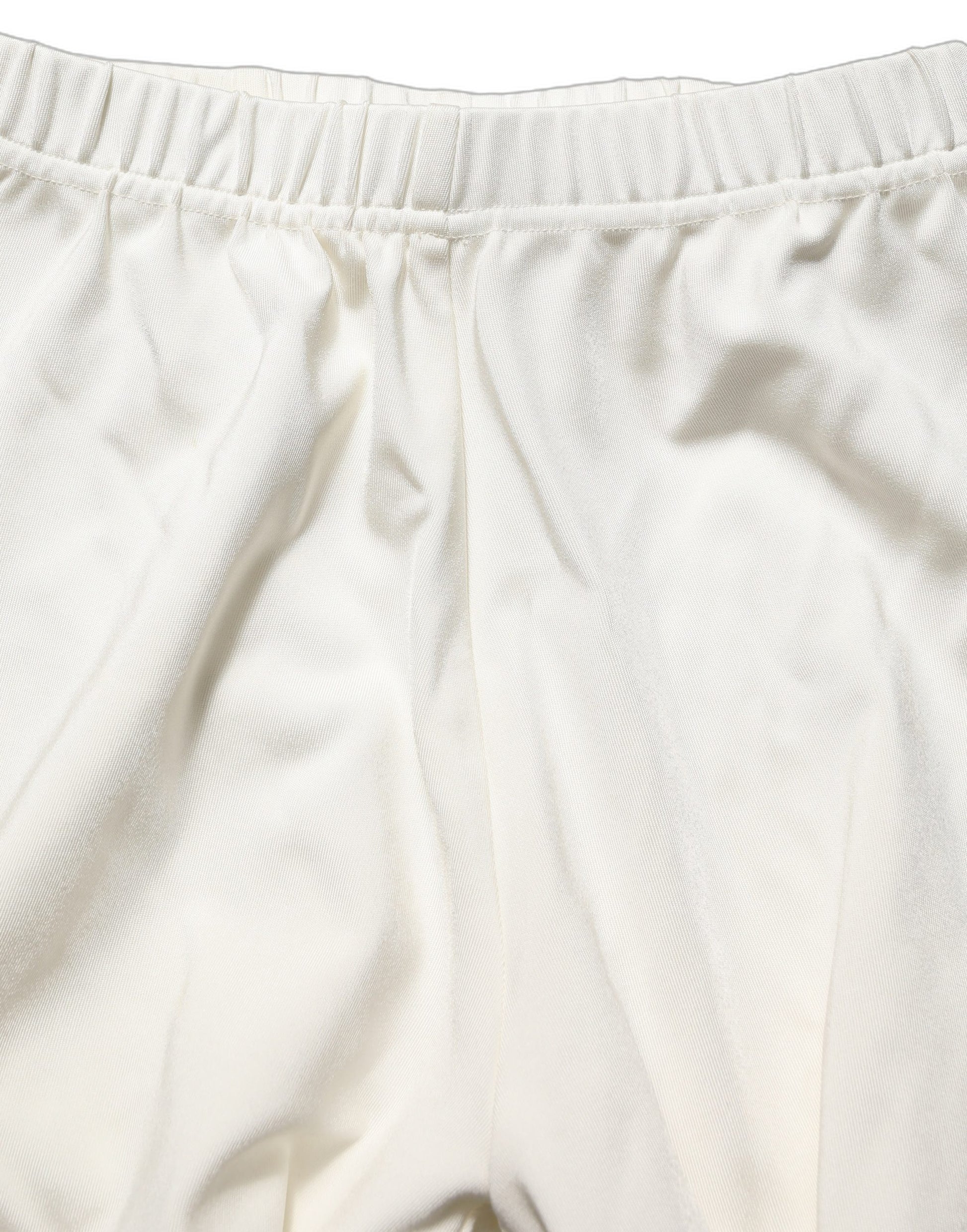Dolce & Gabbana White High Heel Pumps with Jersey Tights