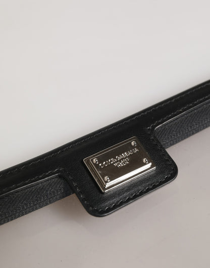 Dolce & Gabbana Transparent PVC Clutch Pouch Purse with Branded Logo Plaque