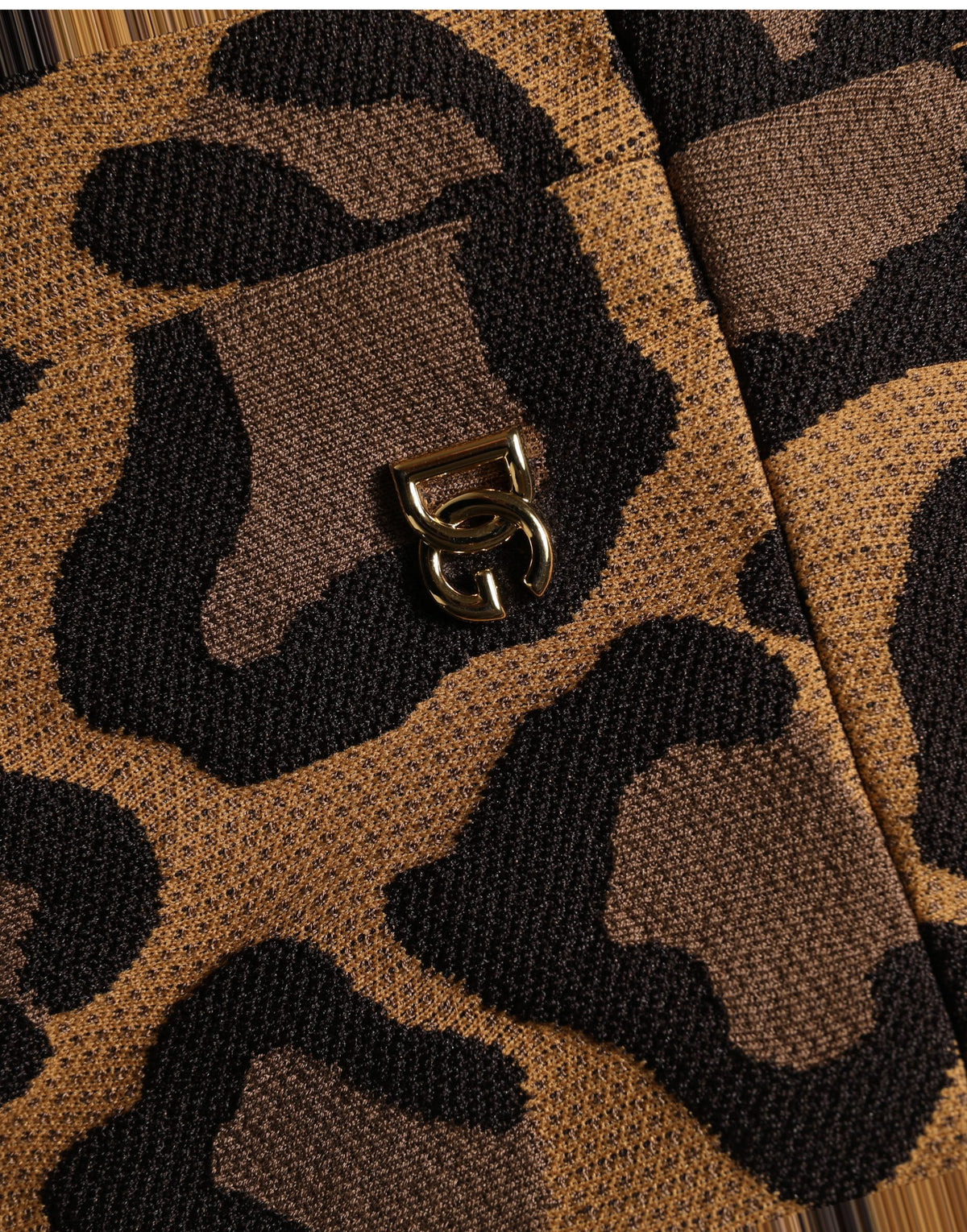 Dolce & Gabbana Brown Leopard Print Flared A-line Mini Dress