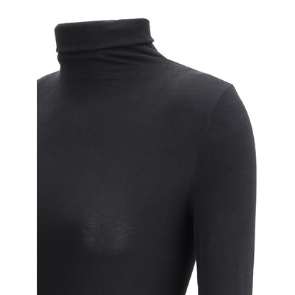 Wolford Colorado Black Cotton Bodysuit