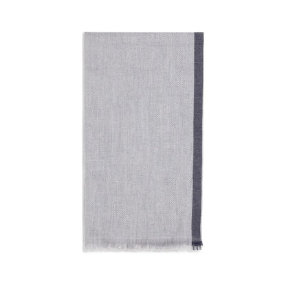 Brunello Cucinelli Gray Cashmere Scarf for Men