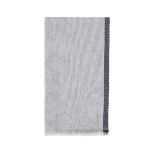 Brunello Cucinelli Gray Cashmere Scarf for Men