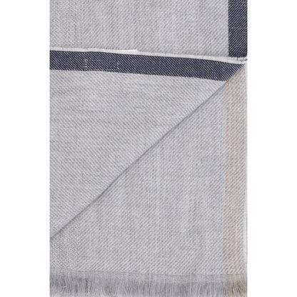 Brunello Cucinelli Gray Cashmere Scarf for Men