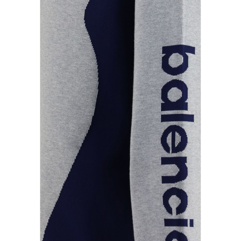 Balenciaga Bodys Zip Knit Sweater Gray L