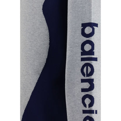 Balenciaga Bodys Zip Knit Sweater Gray L
