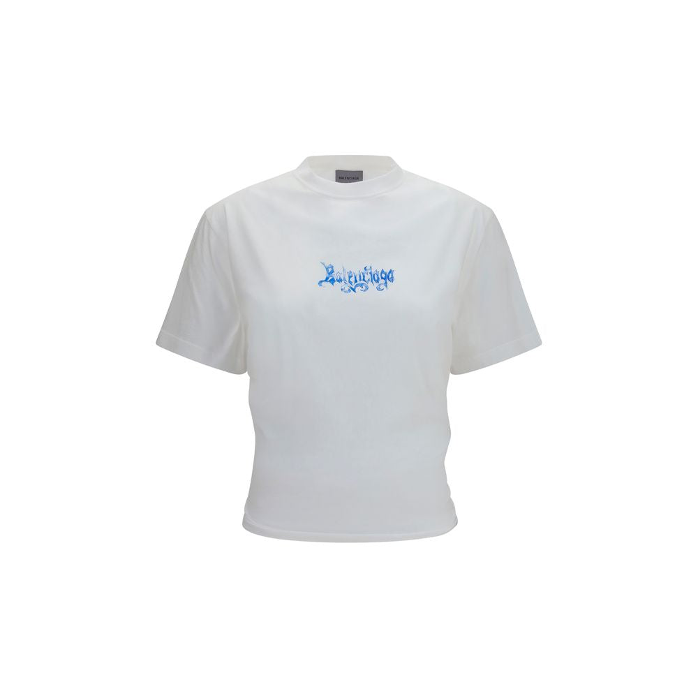 Balenciaga Sketchy White Cotton T-Shirt