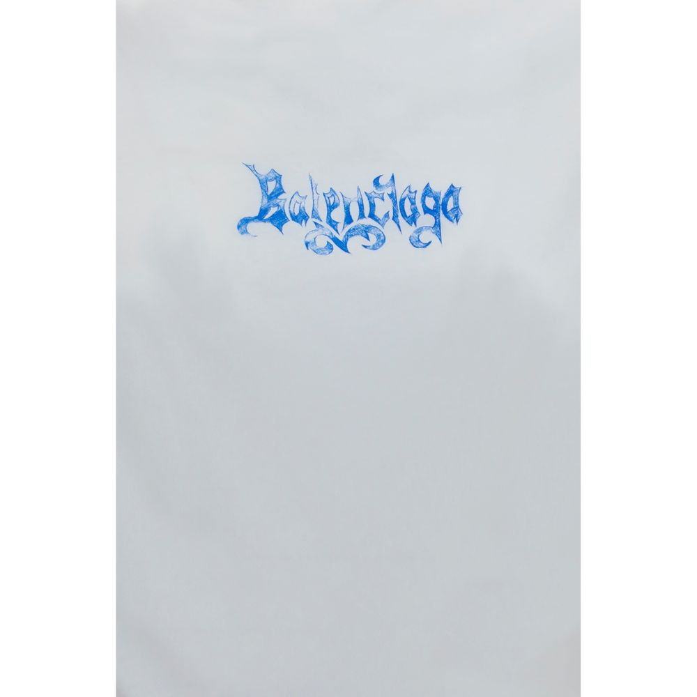 Balenciaga Sketchy White Cotton T-Shirt