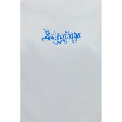 Balenciaga Sketchy White Cotton T-Shirt