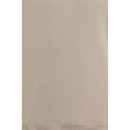 Brunello Cucinelli Beige Cashmere Turtleneck Sweater