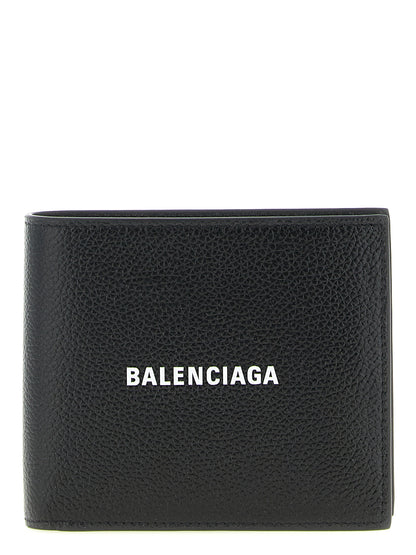 Balenciaga Cash Square Black Calfskin Wallet