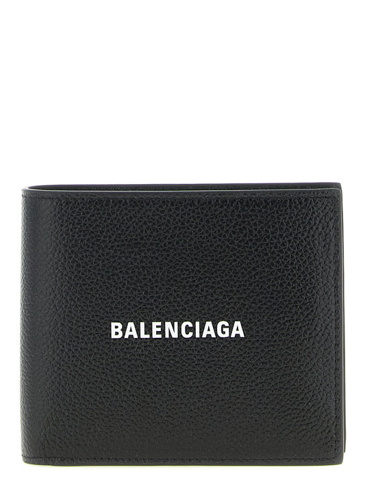 Balenciaga Cash Square Black Calfskin Wallet