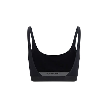 Tom Ford Black Modal Sport Bra - Women's Activewear