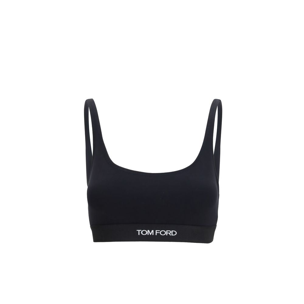 Tom Ford Black Modal Sport Bra - Women's Activewear