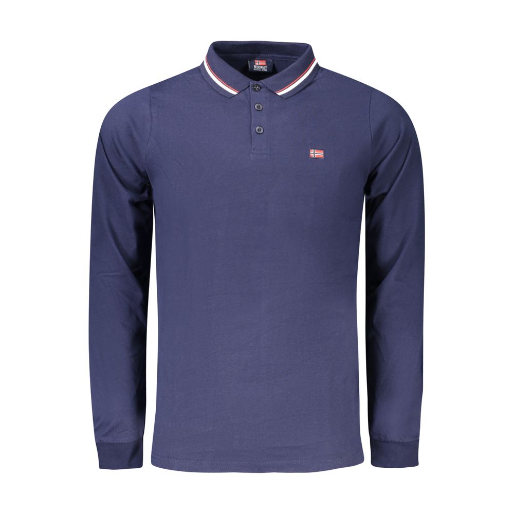 Norway 1963 Blue Cotton Men's Polo - XXL