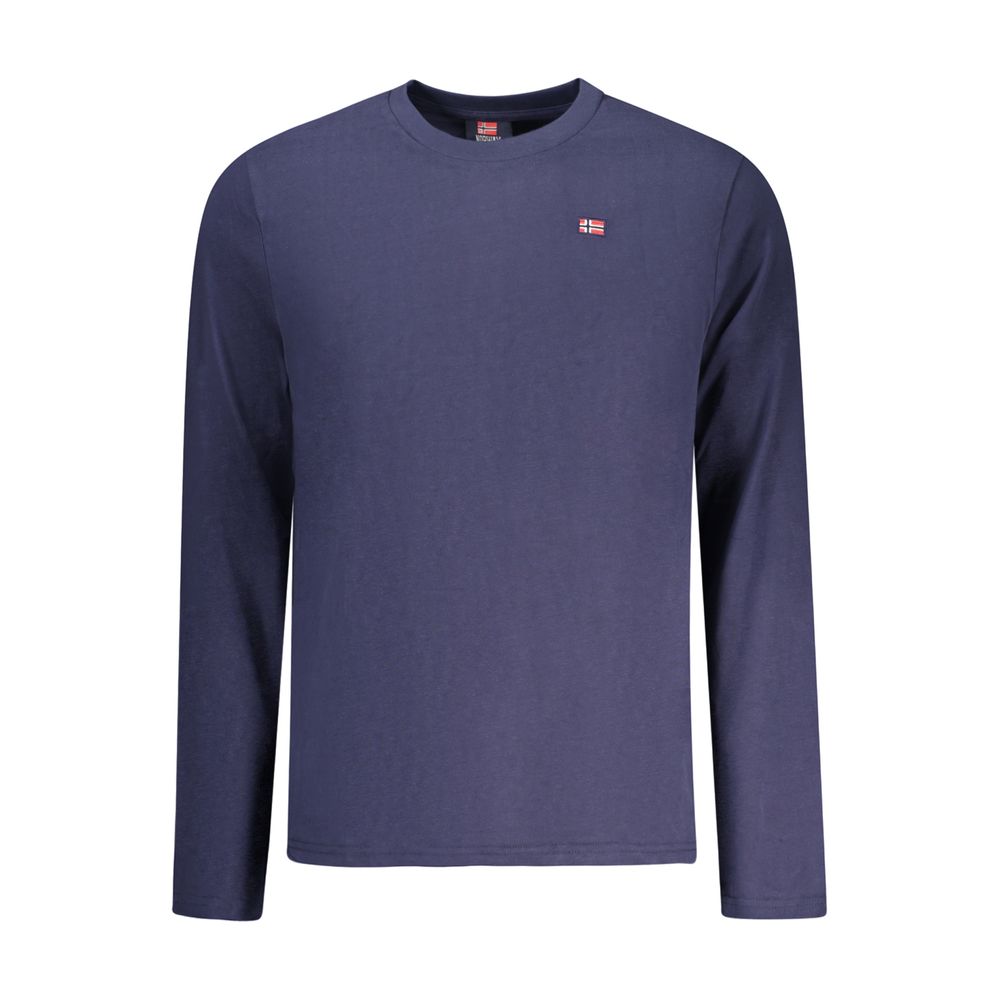 Norway 1963 Blue Cotton Men's Long Sleeve T-Shirt - 3XL