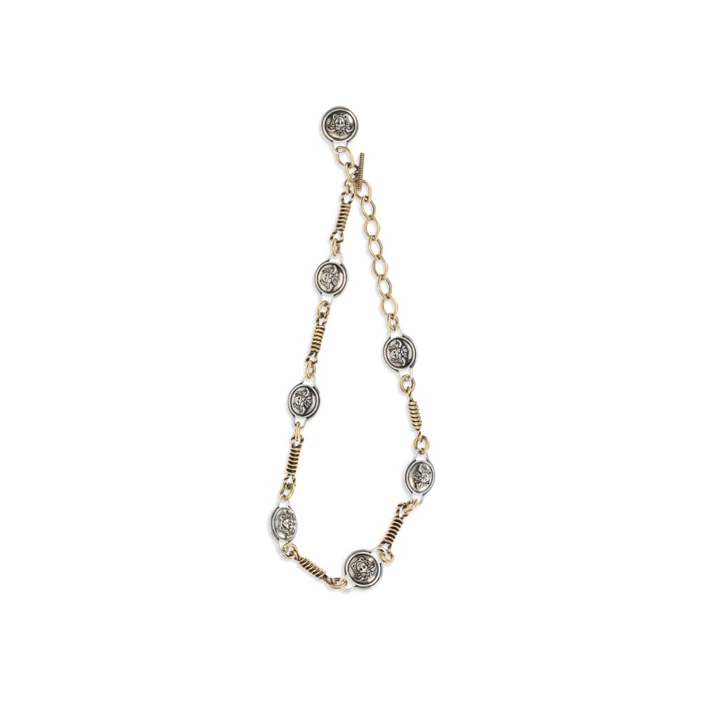 Versace Novantatré Silver Brass Necklace