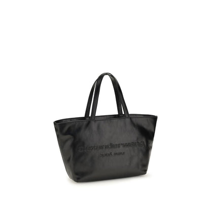Alexander Wang Black Calf Leather Bos Taurus Shoulder Bag
