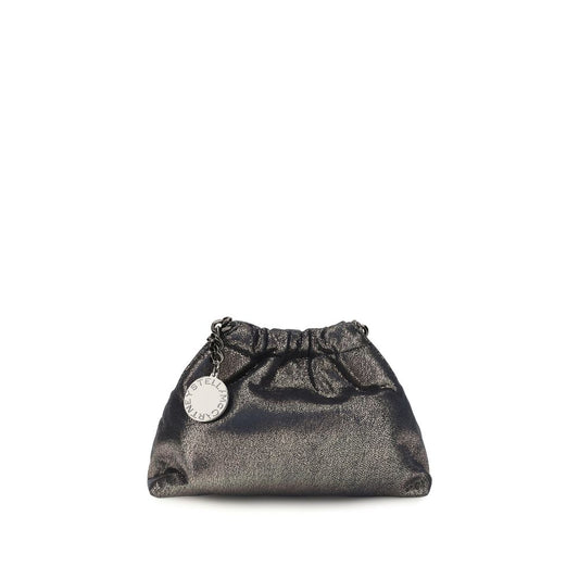 Stella McCartney Falabella Mini Drawstring Shoulder Bag Blue 22×14.5×10