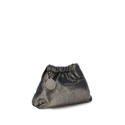 Stella McCartney Falabella Mini Drawstring Shoulder Bag Blue 22×14.5×10