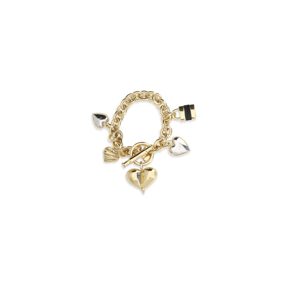 Chloé Gold Brass Heart Bracelet