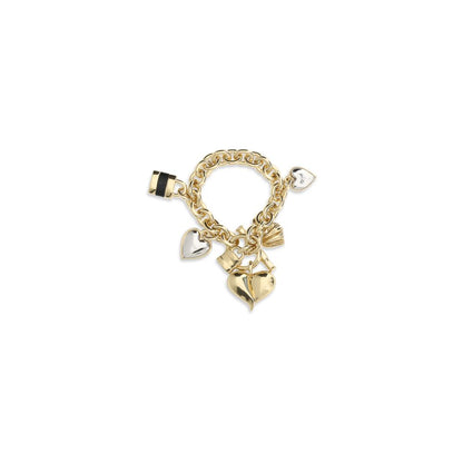 Chloé Gold Brass Heart Bracelet