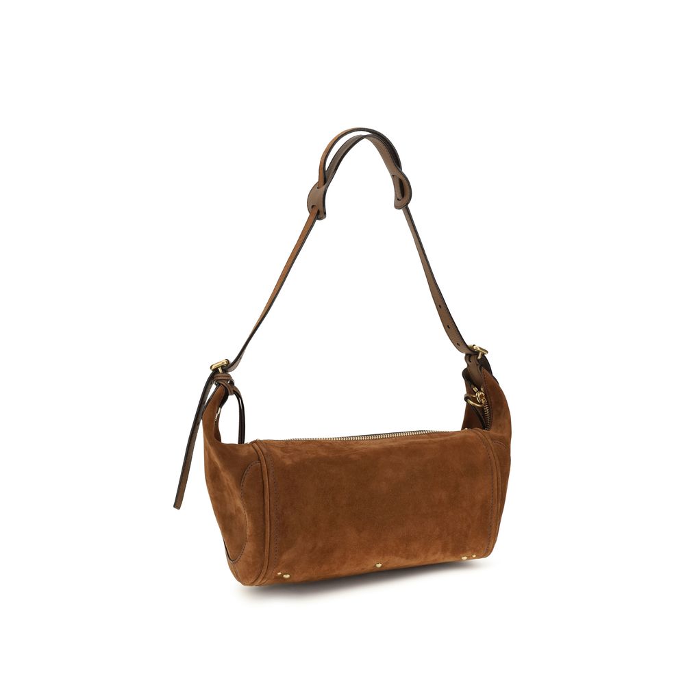 Chloé Brown Suede Leather Paddington Shoulder Bag