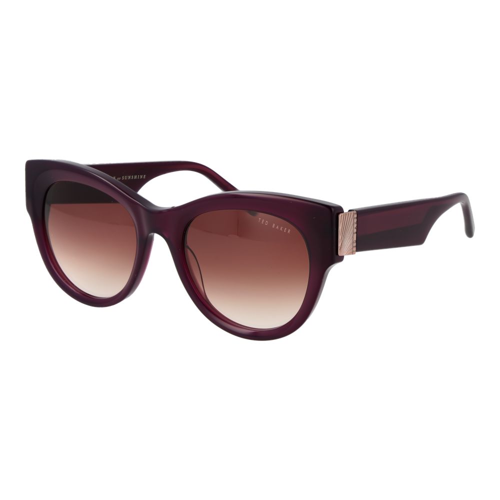 Ted Baker Purple Acetate Cat Eye Sunglasses for Women