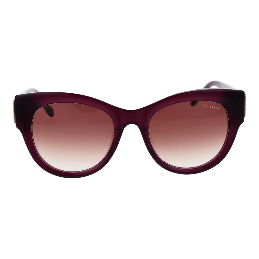 Ted Baker Purple Acetate Cat Eye Sunglasses for Women