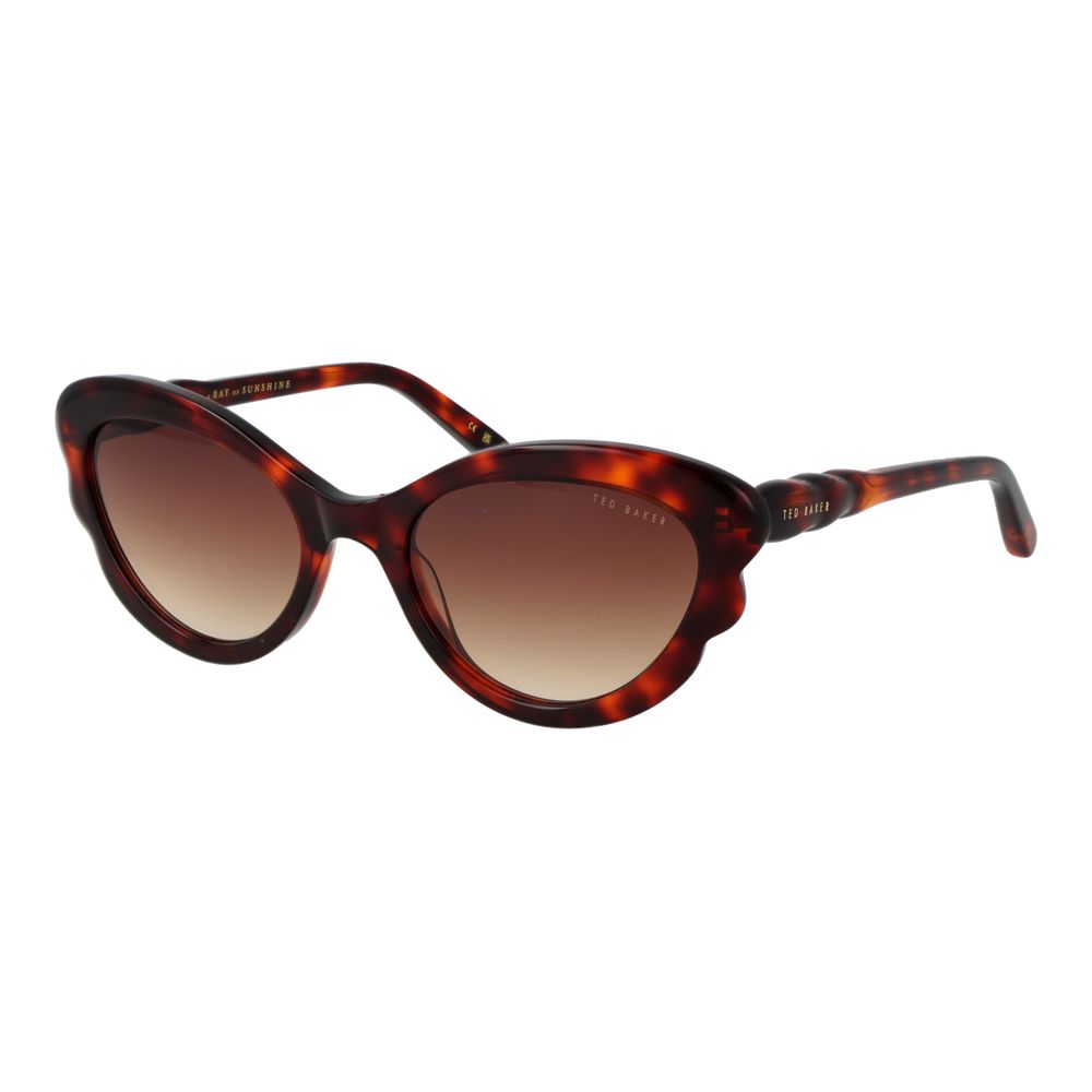 Ted Baker Women’s Sunglasses – Brown Cat Eye Frame, Gradient Lenses