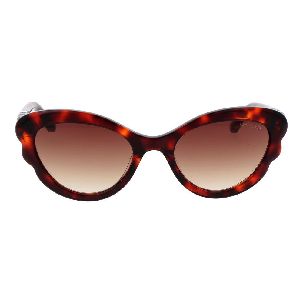 Ted Baker Women’s Sunglasses – Brown Cat Eye Frame, Gradient Lenses