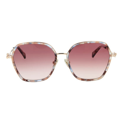 Ted Baker Women’s Sunglasses – Brown Square Frame, Rose Gradient Lenses
