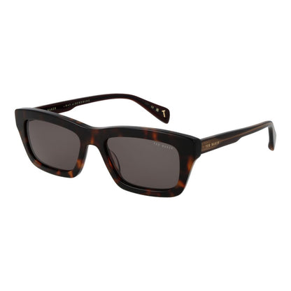 Ted Baker Men’s Sunglasses – Brown Rectangle Frame, Grey Lenses