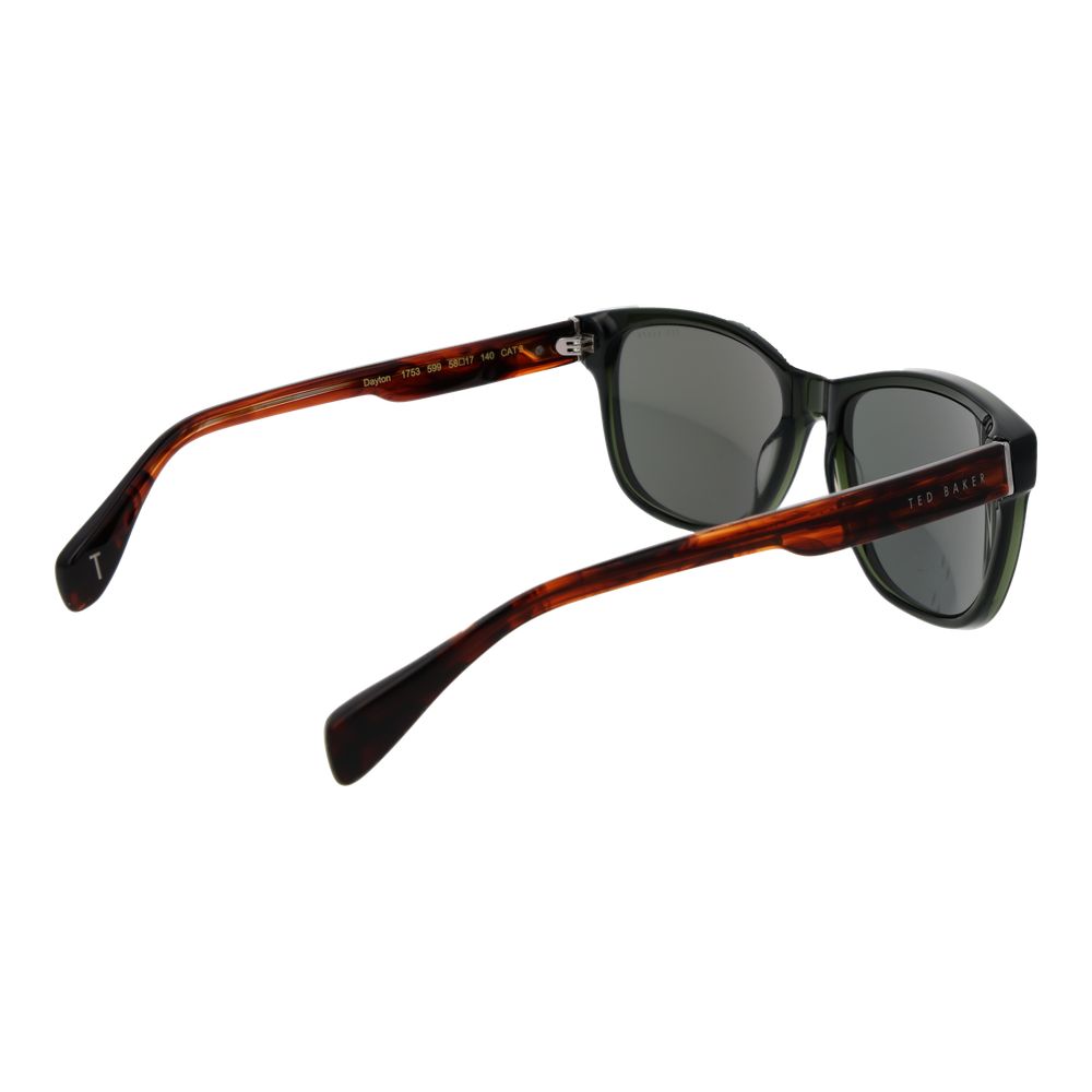 Ted Baker Men’s Sunglasses – Green Acetate Frame, Green Lenses
