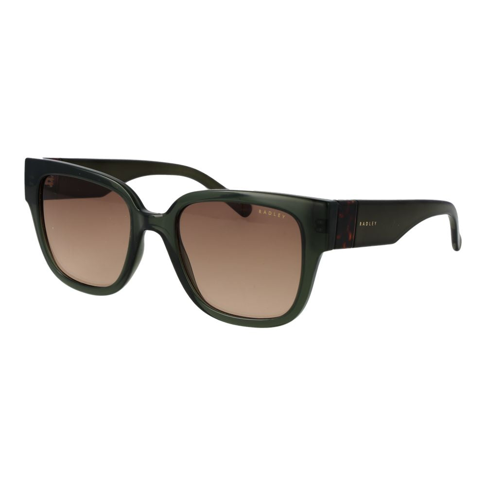 Radley Women’s Sunglasses – Olive Square Frame, Brown Gradient Lenses