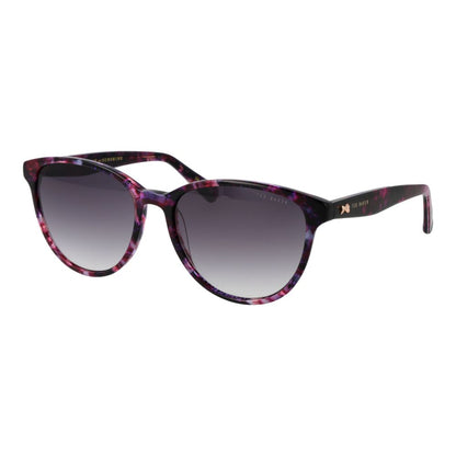 Ted Baker Women’s Sunglasses – Pink Acetate Frame, Purple Gradient Lenses