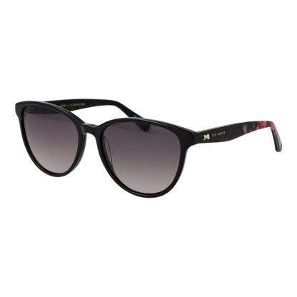 Ted Baker Women’s Sunglasses – Black Frame, Purple Gradient Lenses