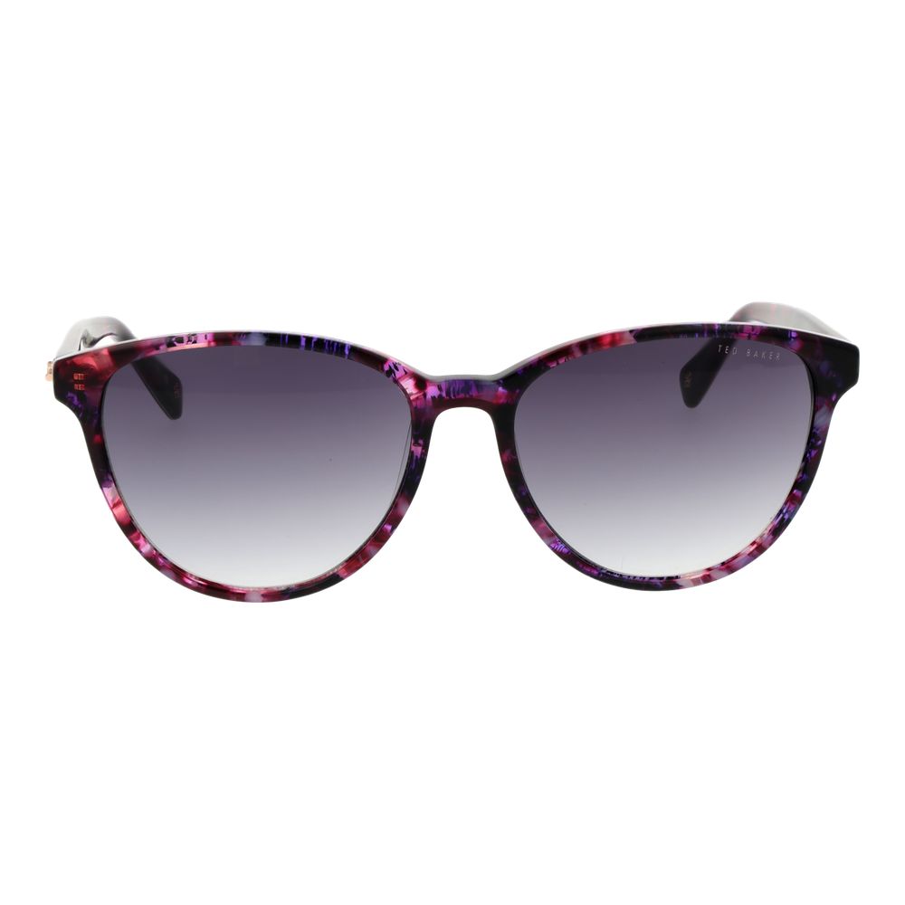 Ted Baker Women’s Sunglasses – Pink Acetate Frame, Purple Gradient Lenses