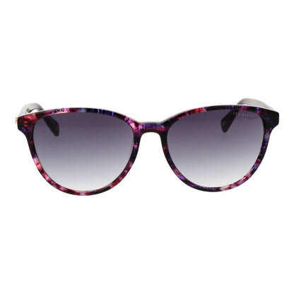 Ted Baker Women’s Sunglasses – Pink Acetate Frame, Purple Gradient Lenses