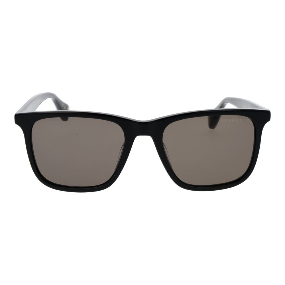 Ted Baker Men’s Sunglasses – Black Square Frame, Grey Lenses