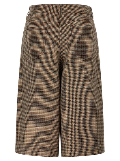 Brunello Cucinelli Brown Virgin Wool Bermuda Shorts