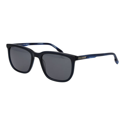 Hackett Men’s Sunglasses – Blue Acetate Frame, Grey Lenses