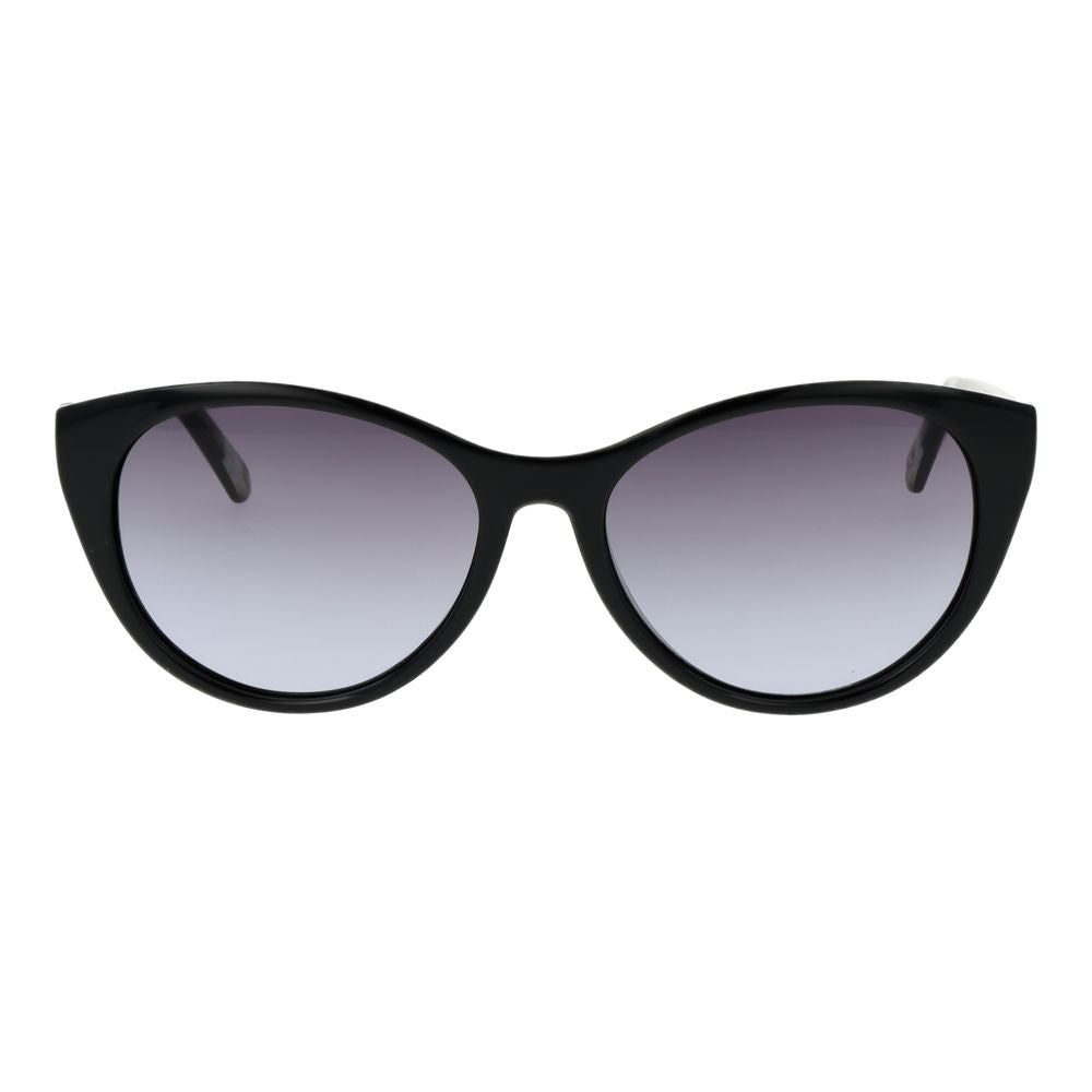 Ted Baker Women’s Sunglasses – Black Cat Eye Frame, Purple Gradient Lenses