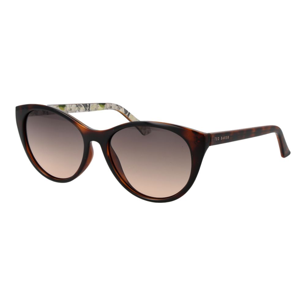 Ted Baker Women’s Sunglasses – Brown Cat Eye Frame, Rose Gradient Lenses