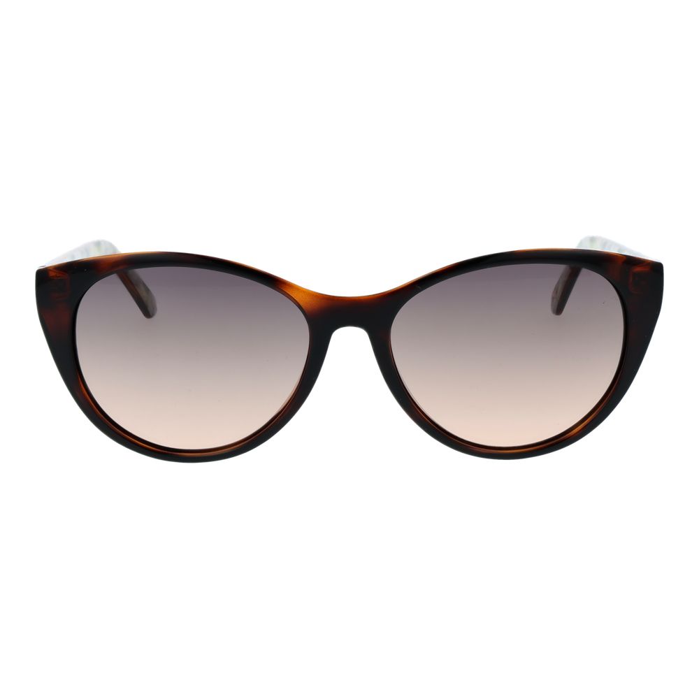 Ted Baker Women’s Sunglasses – Brown Cat Eye Frame, Rose Gradient Lenses