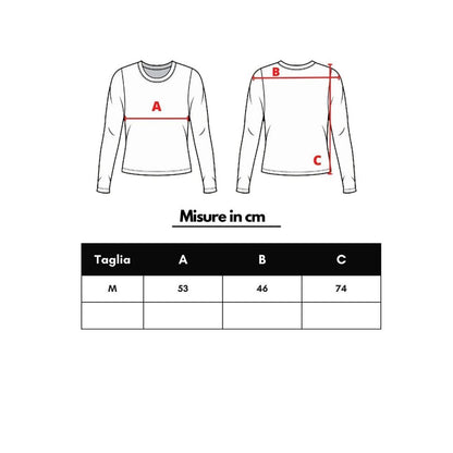 Dsquared² Red Cotton Long Sleeve T-Shirt with Print