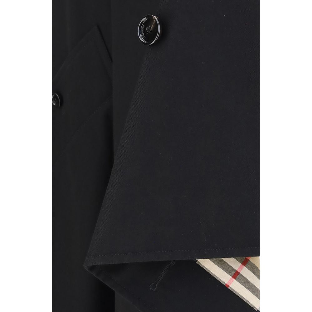 Burberry Black Cotton Heather Asymmetric Skirt