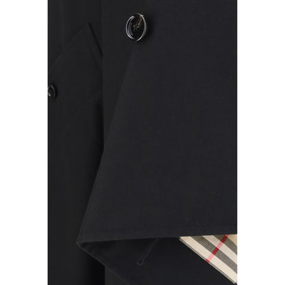 Burberry Black Cotton Heather Asymmetric Skirt