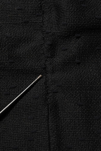 Dolce & Gabbana Black High Waist Pencil Cut Knee Length Skirt